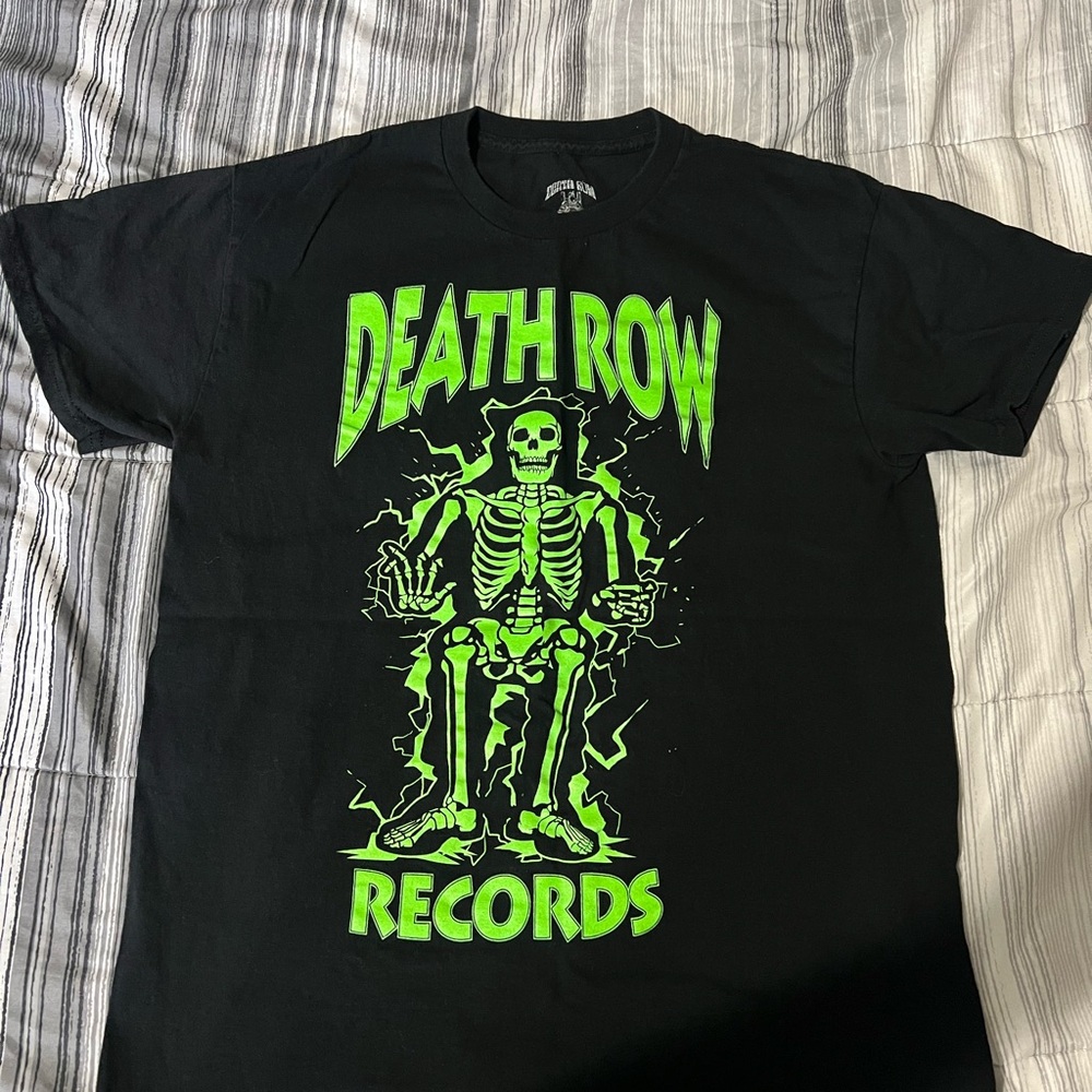 Glow in the dark Death Row Records tee